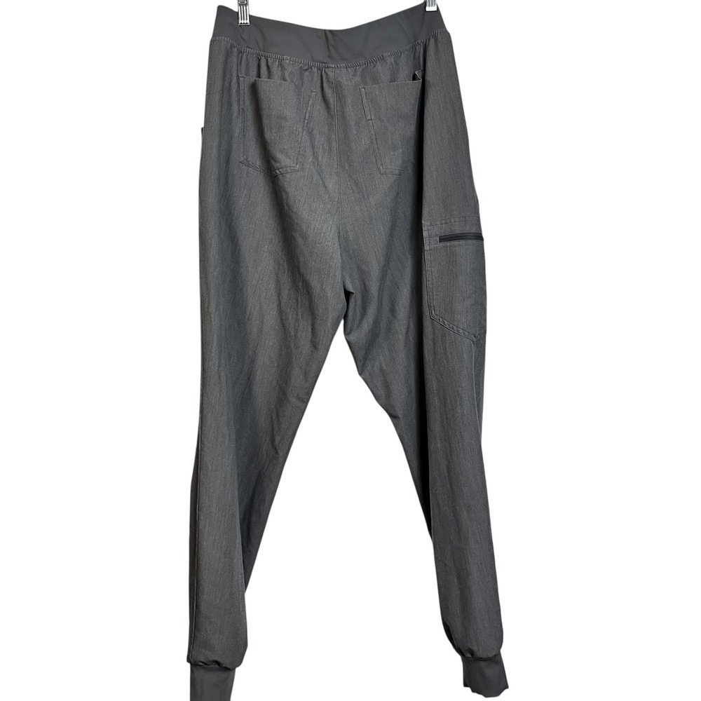 FIGS Grey Jogger Scrub Pants Technical Collection Activewear XLT - Picture 7 of 10